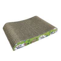 OEM cheap pet products custom pad corrugated cat scratch cardboard