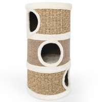 3-Story sisal Cat Tree  Multi functional Cat Condo modern cat tree