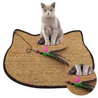 Sisal Cat Scratching Mat Chair Table with toy