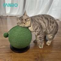 Fashion Sisal cat scratch Ball with Cat Teaser Sisal Scratch Pole Scratcher Furniture Interactive Cat Toys for Cats