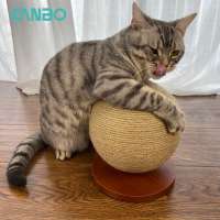 Fashion Sisal Cat Scratch Ball with Cat Teaser Sisal Scratch Pole Scratcher Furniture Interactive cat scratching toys